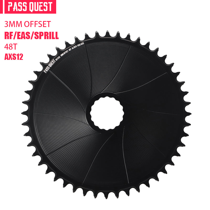 RACE FACE (3mm offset ) AXS AERO Round Narrow Wide Chainring 40-56T