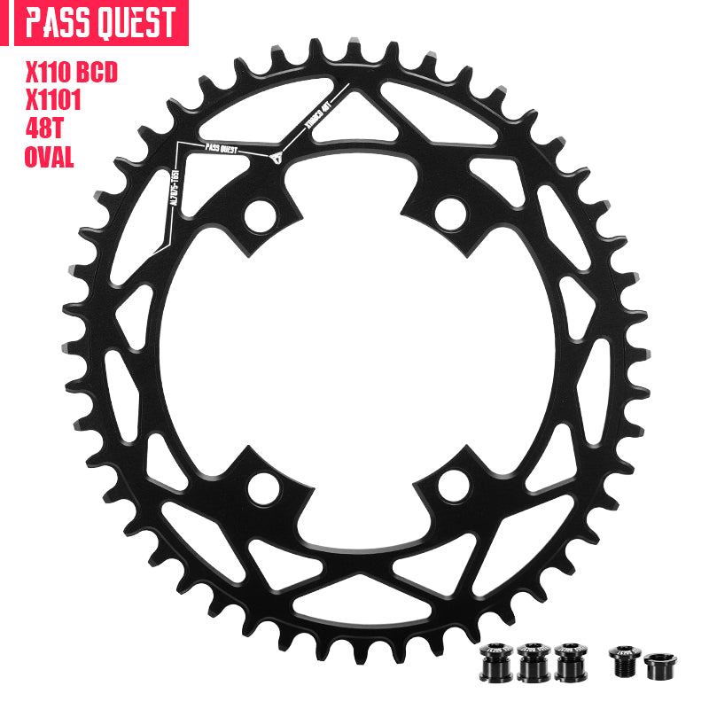 SHIMANO X110 BCD (4-bolt) Oval narrow wide chainring
