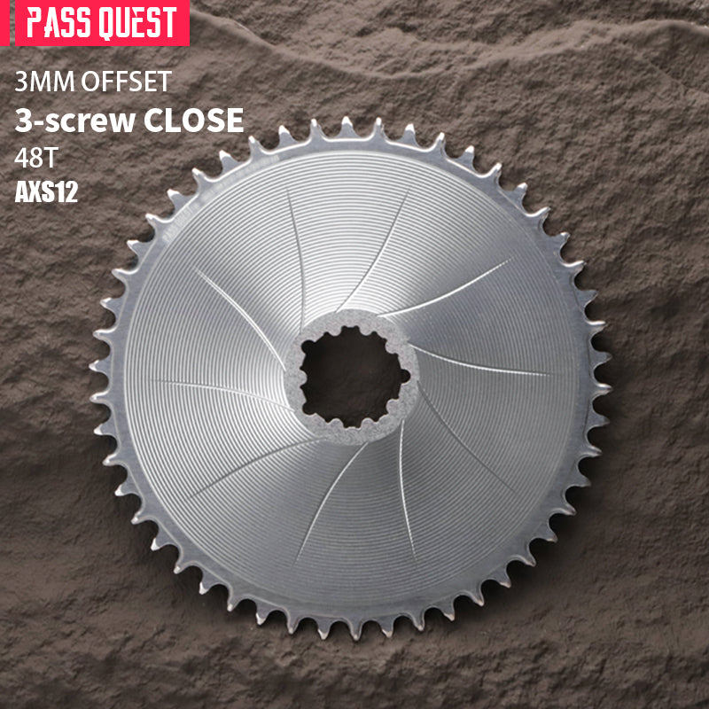 SRAM GXP/DUB ( 3mm offset) GRAVEL/ROAD Narrow Wide Chainring 40-56T AXS