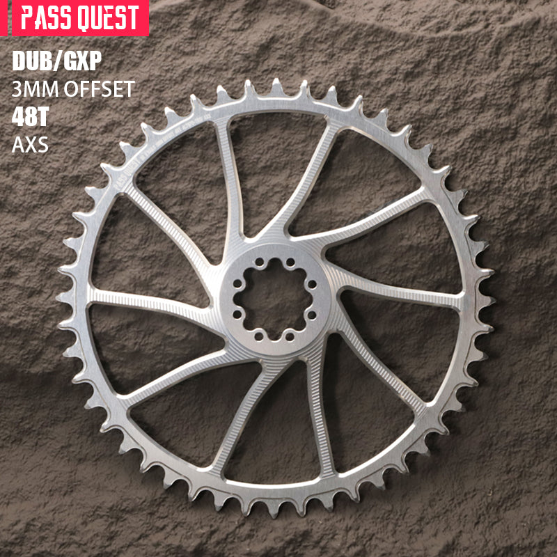 SRAM Force/AXS 8 Nails (3mm offset) Round Narrow Wide Chainring 40-54T