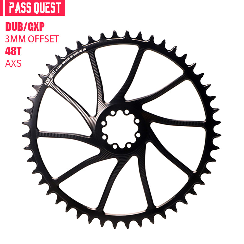 SRAM Force/AXS 8 Nails (3mm offset) Round Narrow Wide Chainring 40-54T