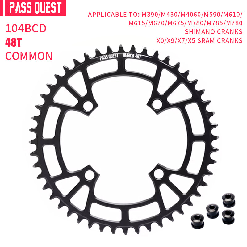 104BCD Round Narrow Wide Chainring