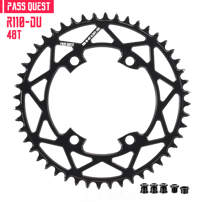 110BCD R9200 R8100 R7100 (4-bolt AERO) Round Narrow Wide Chainring