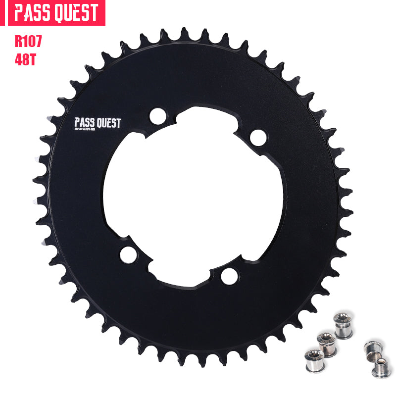 SRAM RIVAL 107BCD (4-bolt) Oval AERO Narrow Wide Chainring