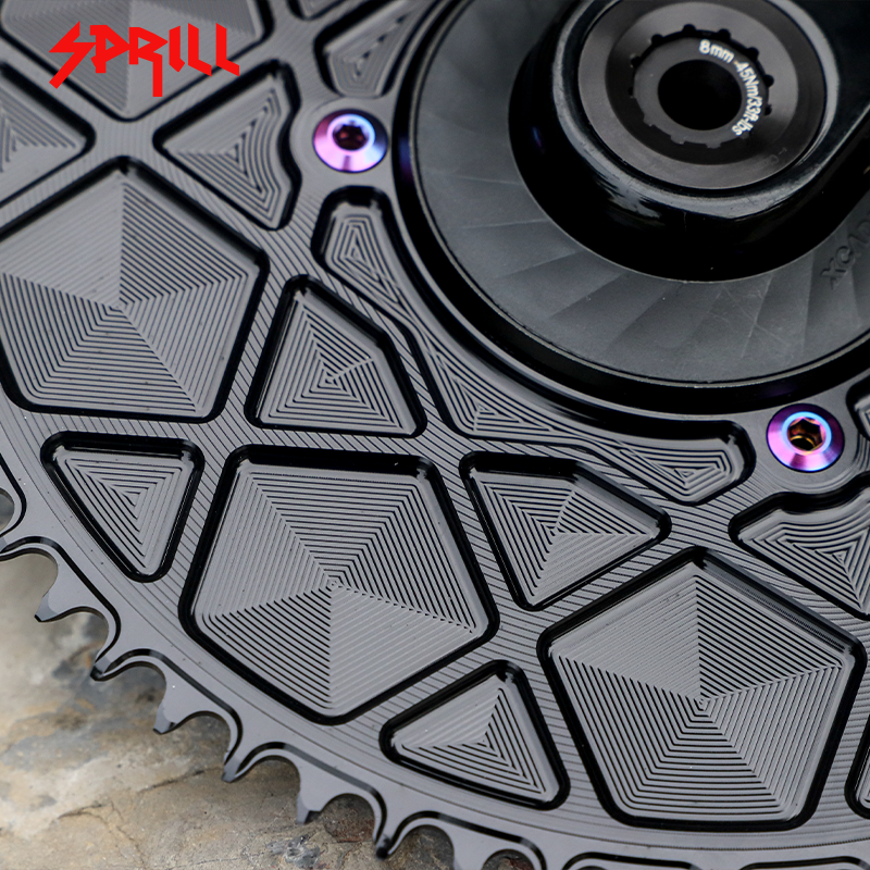 PASS QUEST X110BCD High strength AERO Texture Narrow Wide Chainring 54-66T