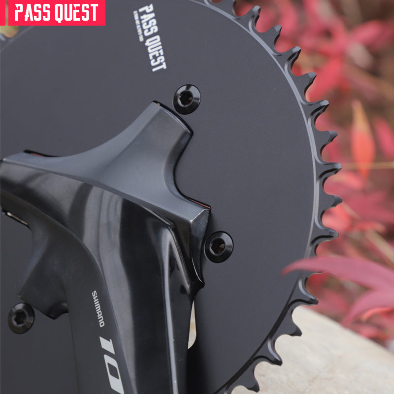 SHIMANO 110BCD R9100 R8000 R7000 (4-bolt AERO) Completely closed Round Narrow Wide Chainring