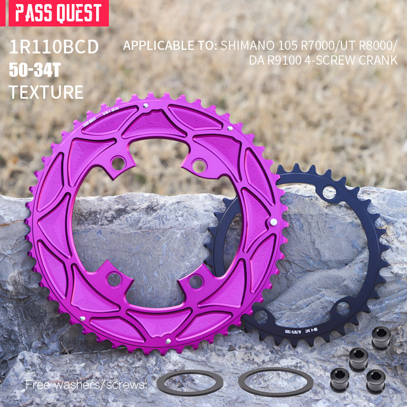 110BCD 2X R9100 R8000 R7000 Sprocket Crankshaft set Road bike Gravel bike 11-12S