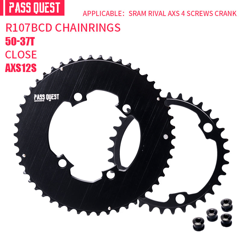 SRAM RIVAL 107BCD 2X Sprocket AERO Road bike Gravel bike