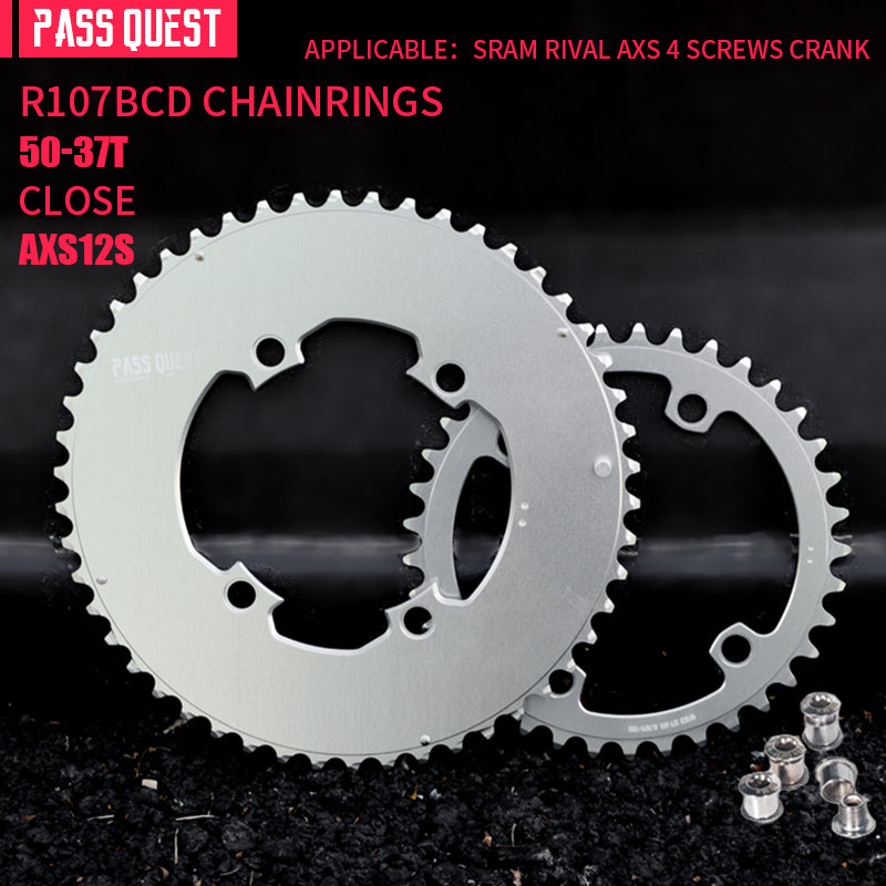 SRAM RIVAL 107BCD 2X Sprocket AERO Road bike Gravel bike