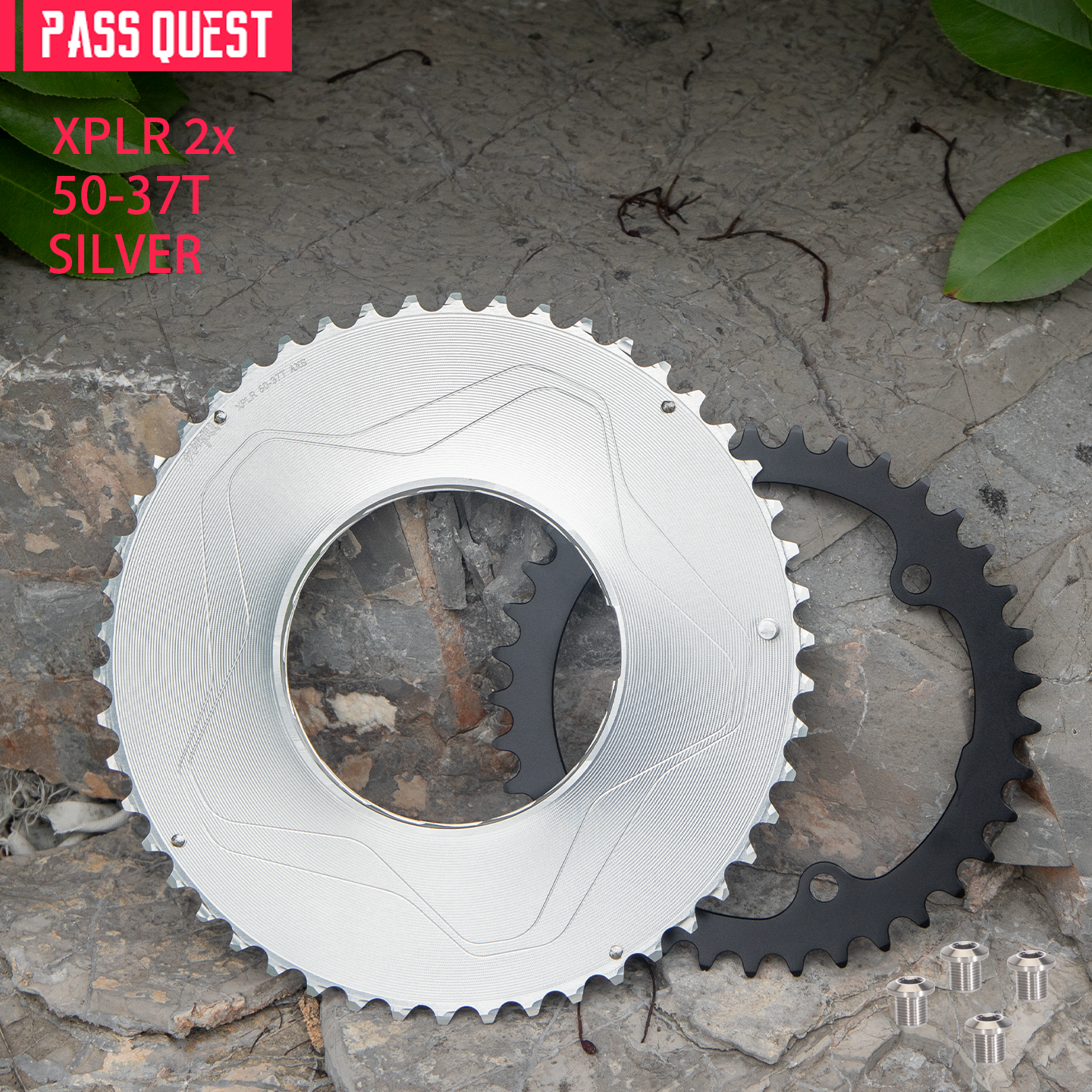 PASS QUEST 2X XPLR thread-mount AXS 12/13s Chianrings