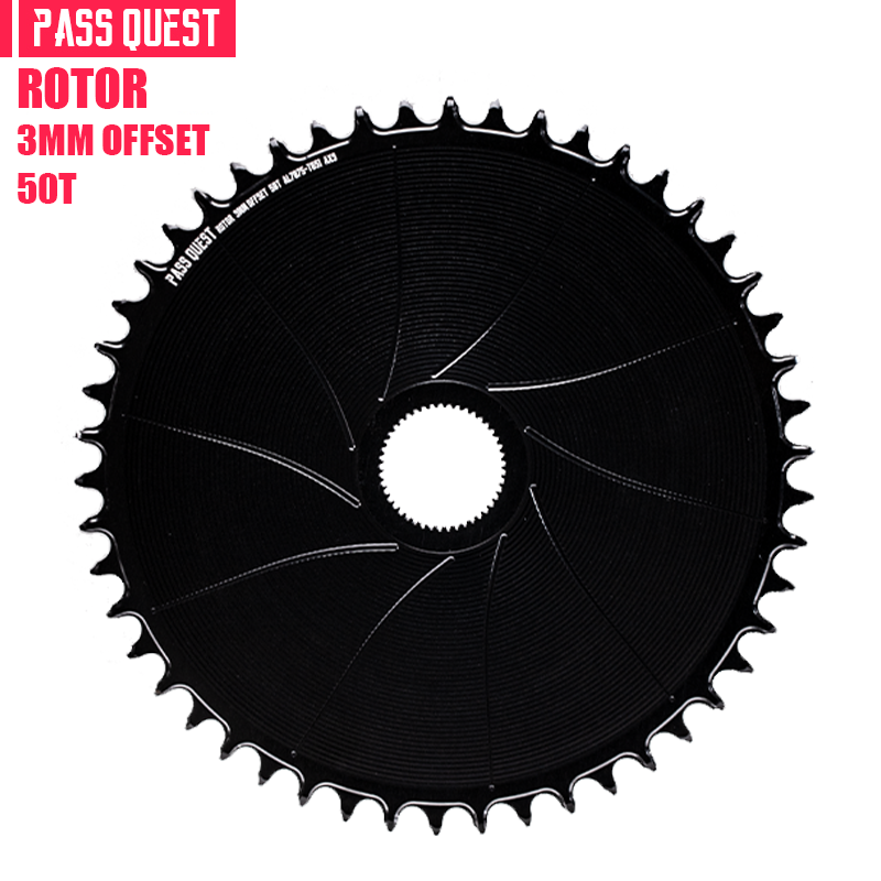 ROTOR (3mm offset ) AERO Round Narrow Wide Chainring