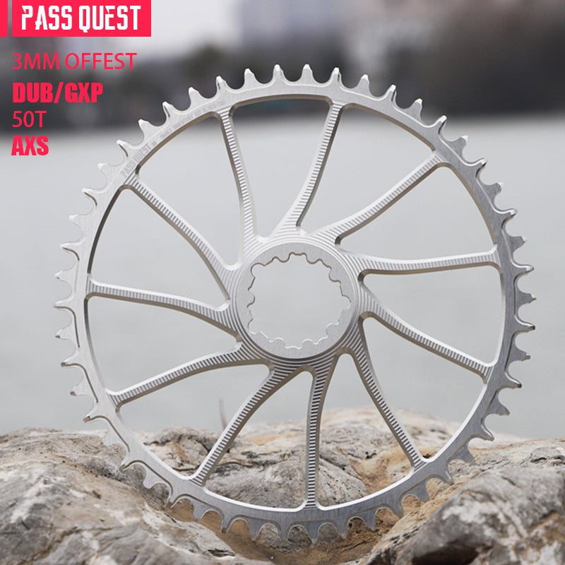 SRAM GXP/DUB ( 3mm offset)AXS GRAVEL/ROAD Narrow Wide Chainring 40-54T