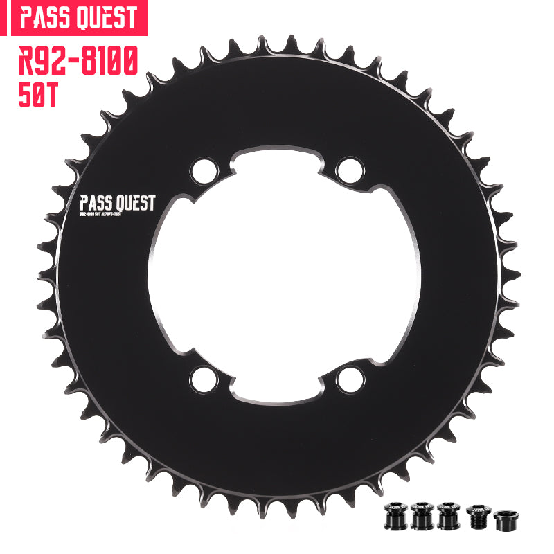 110BCD R9200 R8100 R7100 (4-bolt AERO) Round Narrow Wide Chainring