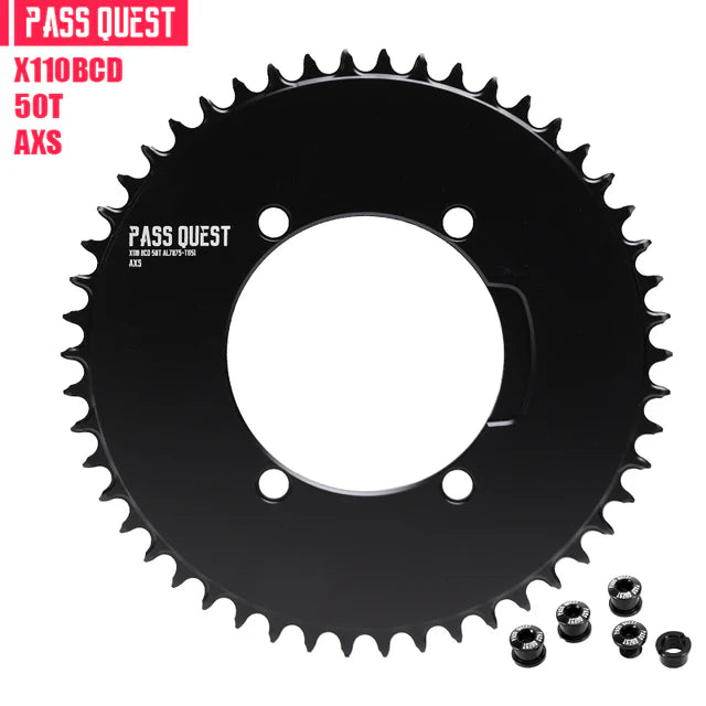 PASS QUEST Adapter Converter for FORCE 8 bolt to X110BCD AXS12-Speed