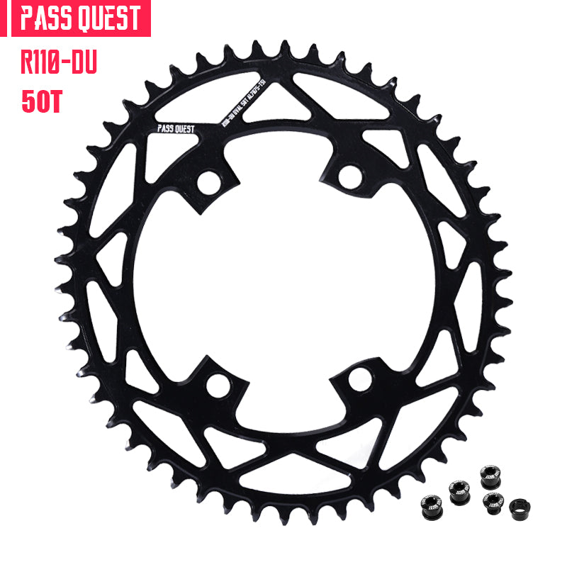 110BCD R92-8100 (4-bolt AERO) Oval Narrow Wide Chainring