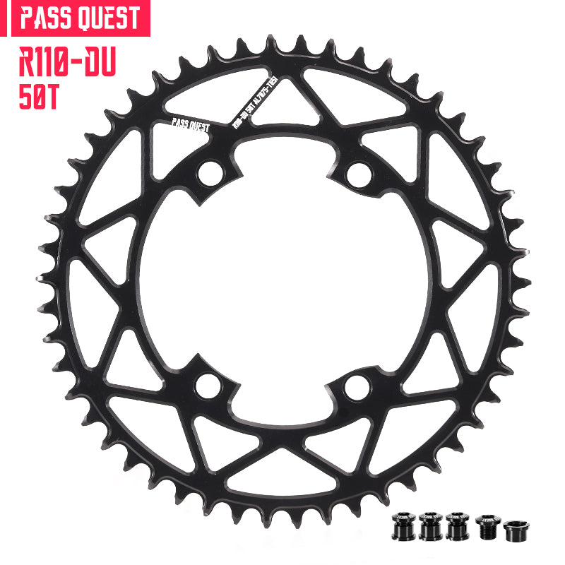 110BCD R9200 R8100 R7100 (4-bolt AERO) Round Narrow Wide Chainring