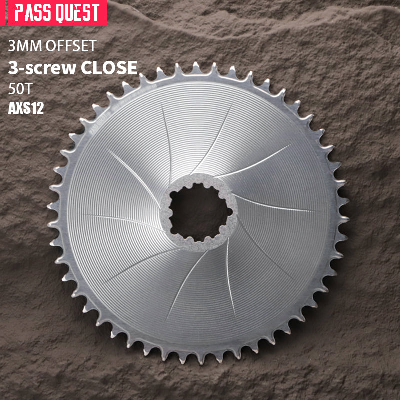 SRAM GXP/DUB ( 3mm offset) GRAVEL/ROAD Narrow Wide Chainring 40-56T AXS