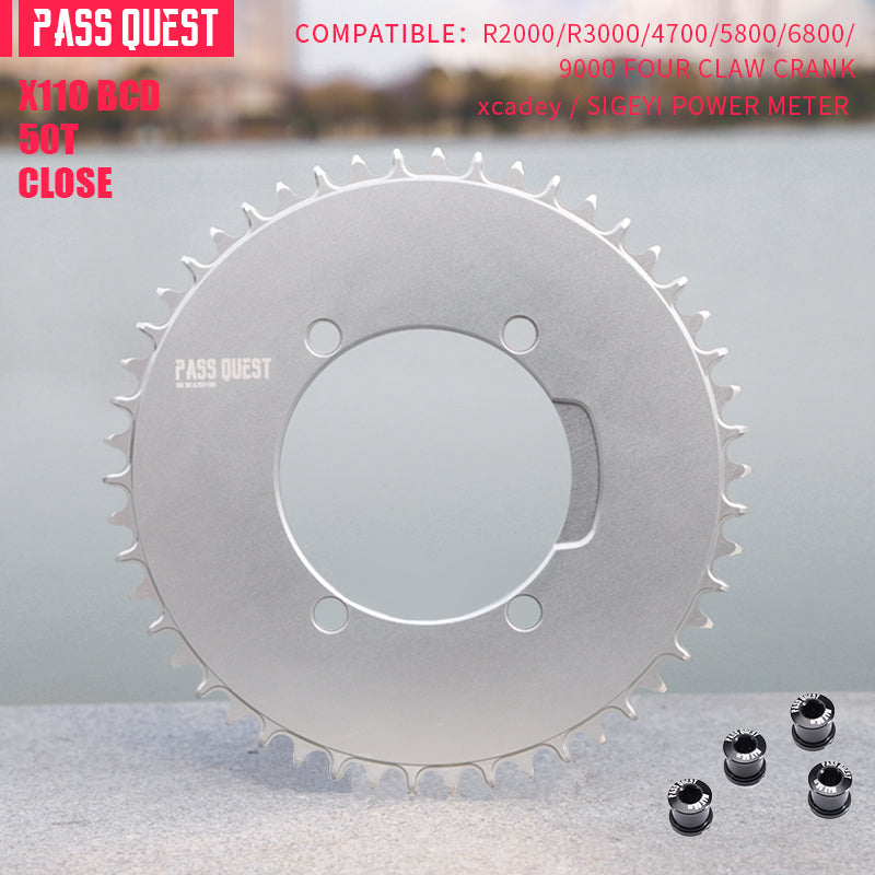 SHIMANO X110BCD (4-bolt AERO)  Round Narrow Wide Chainring