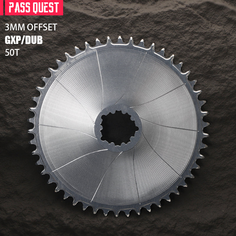 SRAM GXP/DUB ( 3mm offset) GRAVEL/ROAD Narrow Wide Chainring 36-56T /AXS