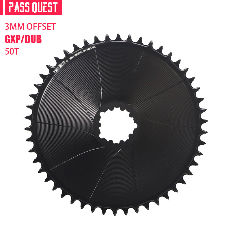 SRAM GXP/DUB ( 3mm offset) GRAVEL/ROAD Narrow Wide Chainring 36-56T /AXS