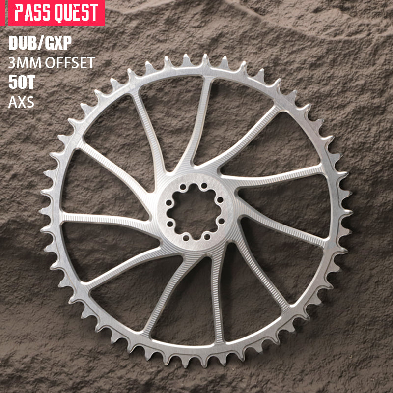 SRAM Force/AXS 8 Nails (3mm offset) Round Narrow Wide Chainring 40-54T