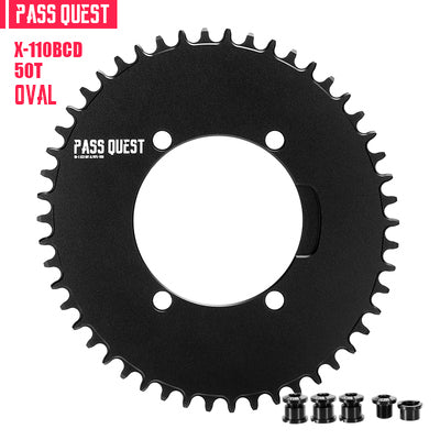 SHIMANO X110BCD (4-bolt AERO) Oval Narrow Wide Chainring