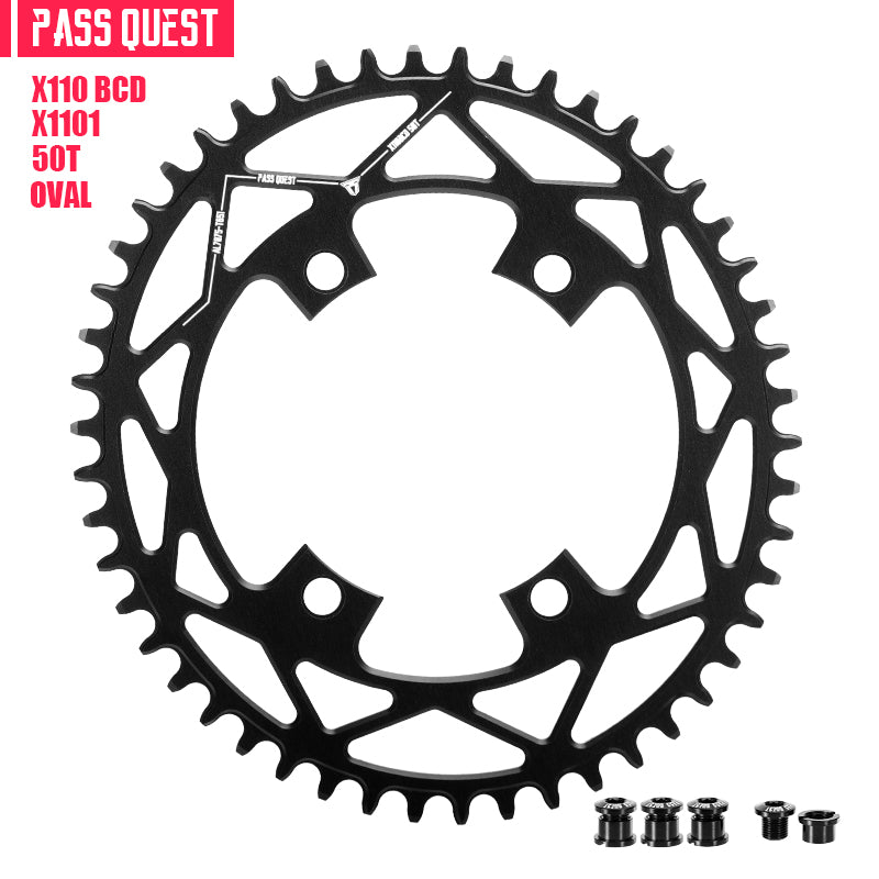 SHIMANO X110 BCD (4-bolt) Oval narrow wide chainring