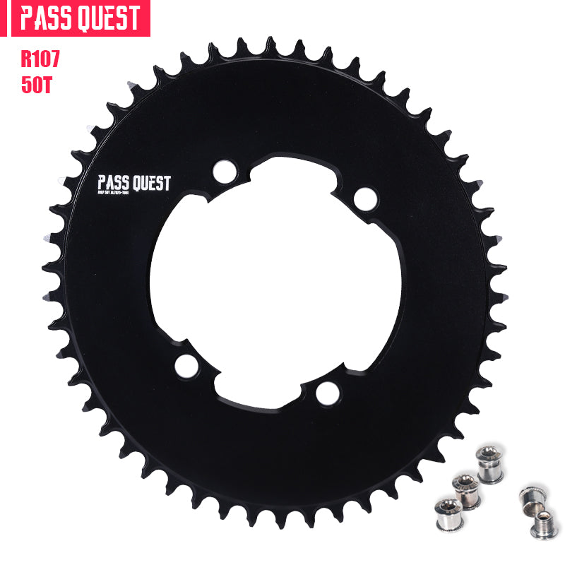 SRAM RIVAL 107BCD (4-bolt) Oval AERO Narrow Wide Chainring