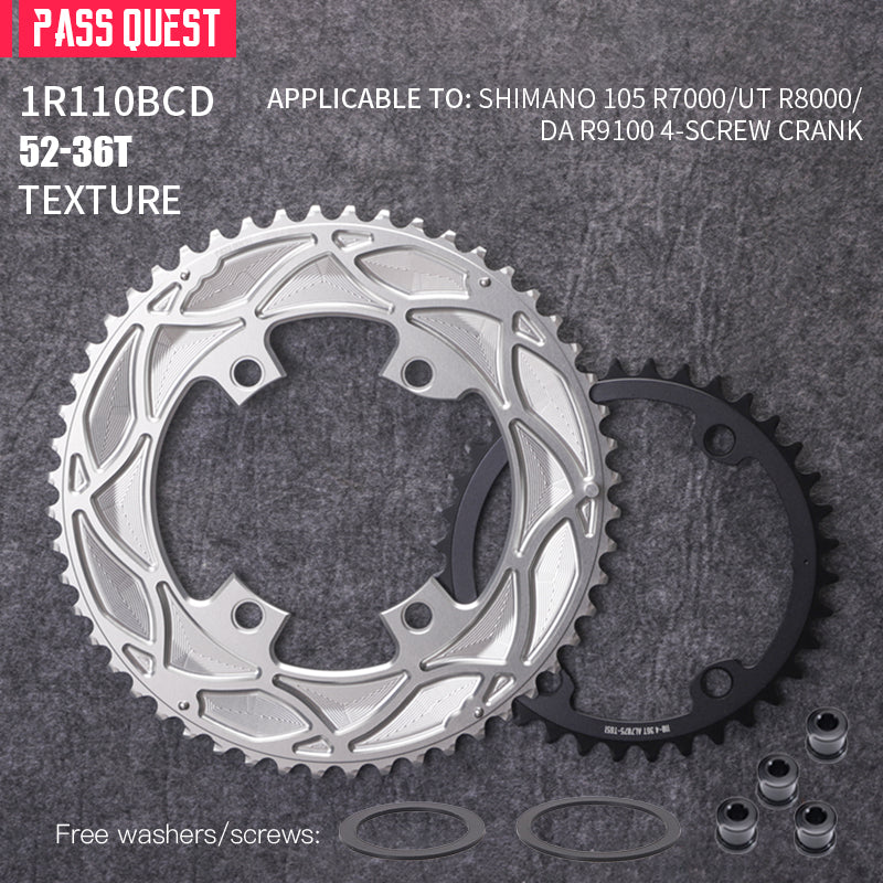 110BCD 2X R9100 R8000 R7000 Sprocket Crankshaft set Road bike Gravel bike 11-12S