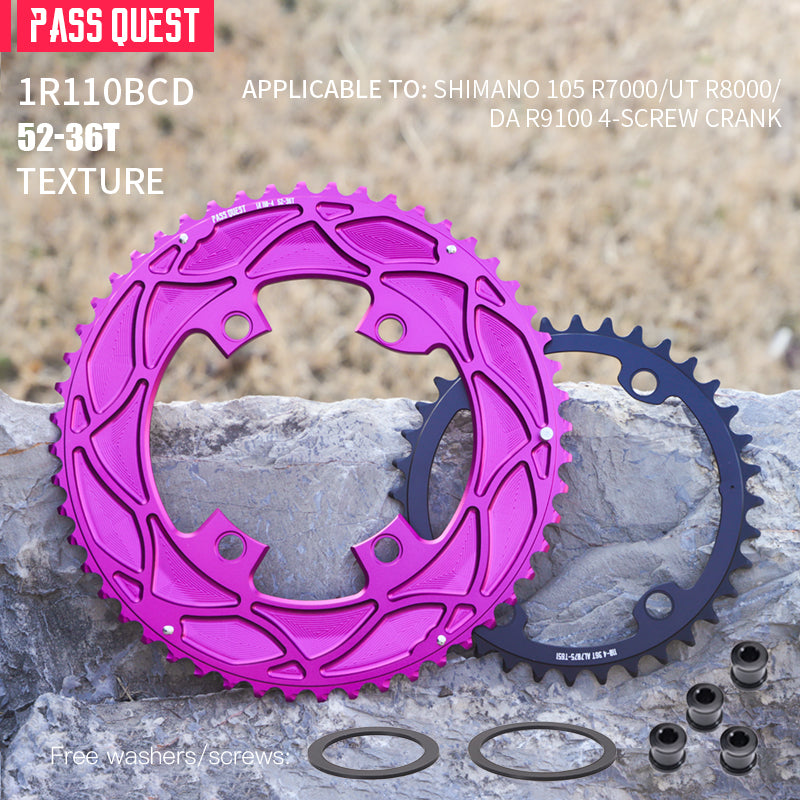 110BCD 2X R9100 R8000 R7000 Sprocket Crankshaft set Road bike Gravel bike 11-12S