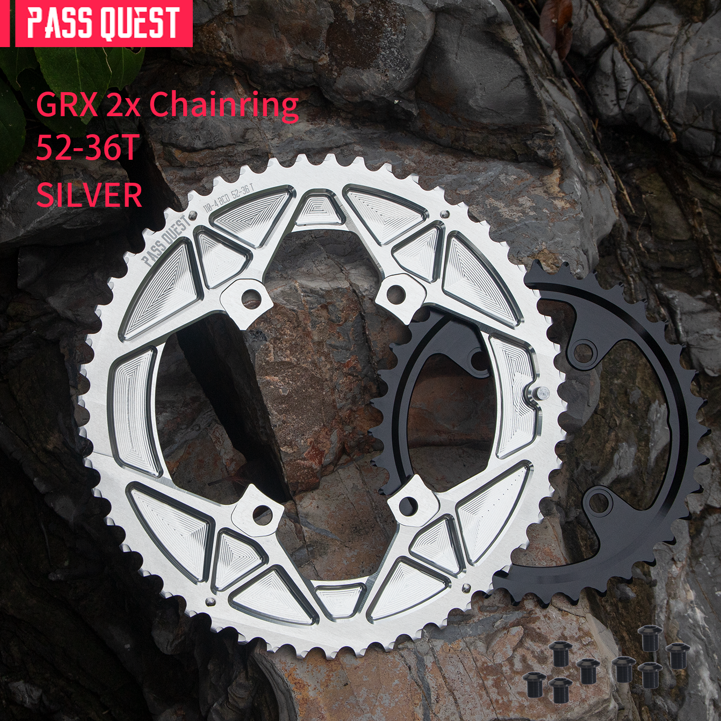 SHIMANO 2X GRX 110BCD Sprocket Crankshaft set Gravel bike 11-12S