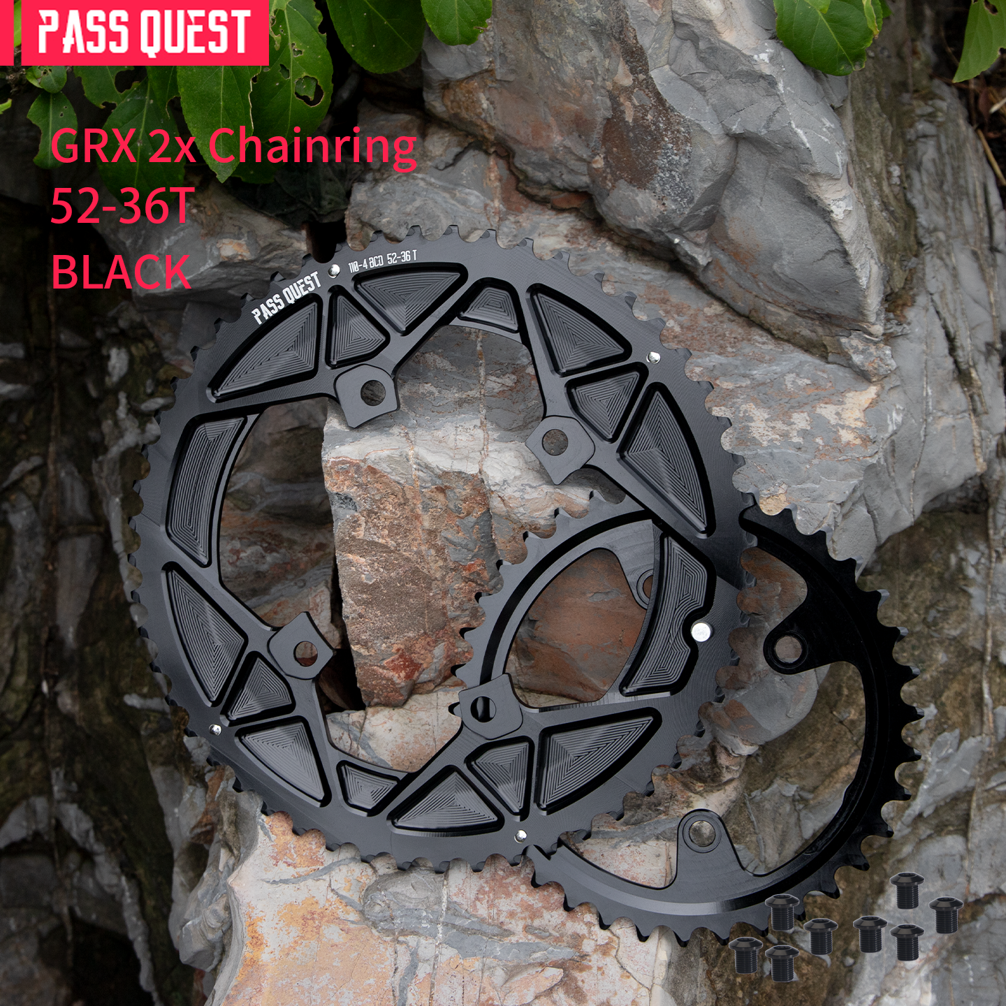 SHIMANO 2X GRX 110BCD Sprocket Crankshaft set Gravel bike 11-12S
