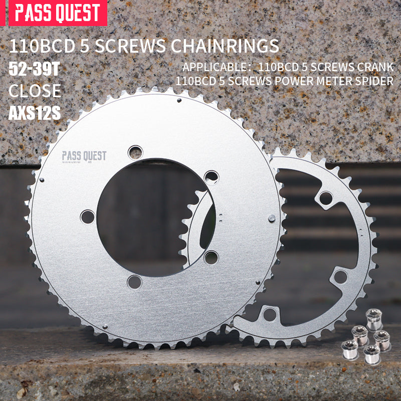 110BCD (5-bolt AERO) AXS 2X Sprocket Round Road Bike Foldable Bicycle 12 speed Gravel bike