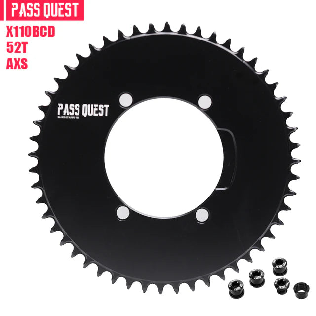 PASS QUEST Adapter Converter for FORCE 8 bolt to X110BCD AXS12-Speed