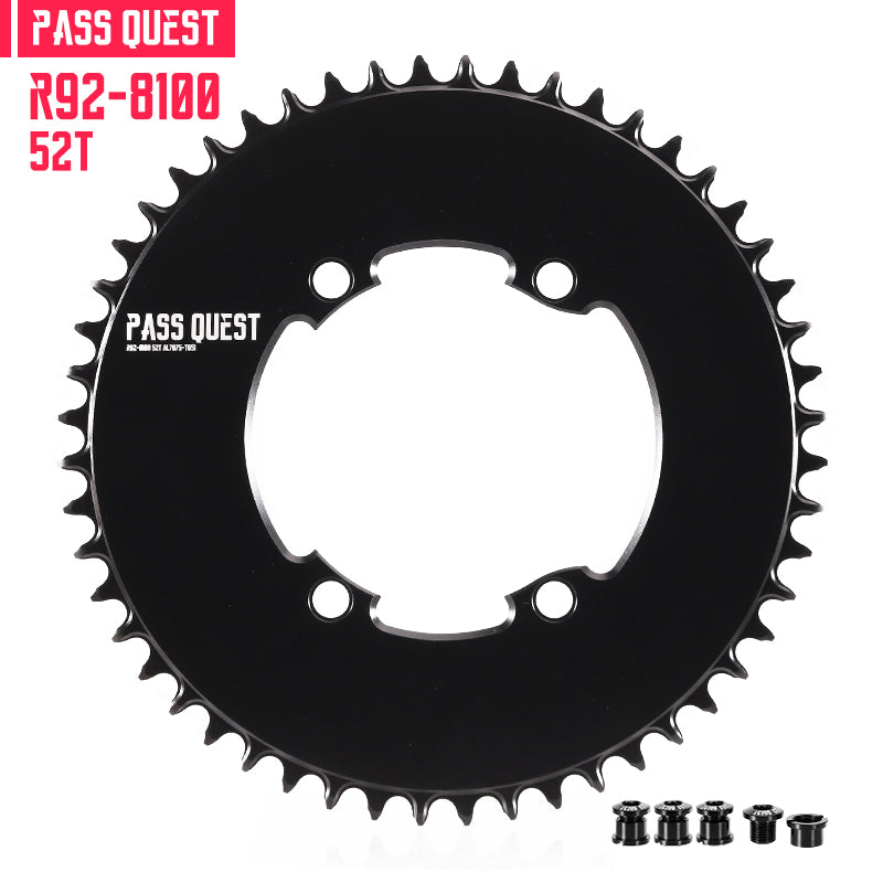 110BCD R9200 R8100 R7100 (4-bolt AERO) Round Narrow Wide Chainring
