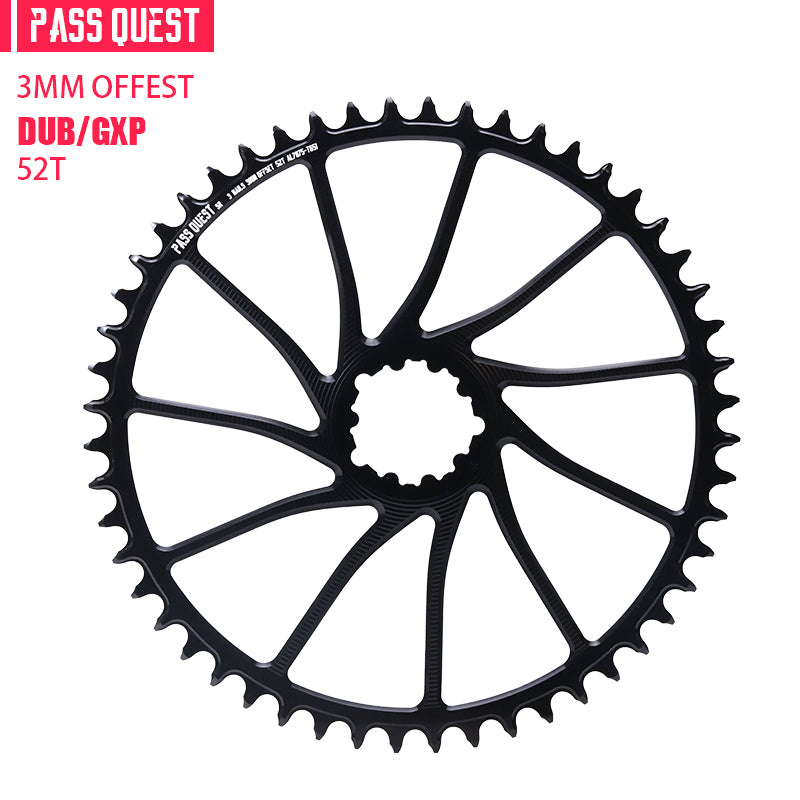 SRAM GXP/DUB ( 3mm offset) MOUNTAIN/GRAVEL/ROAD Narrow Wide Chainring