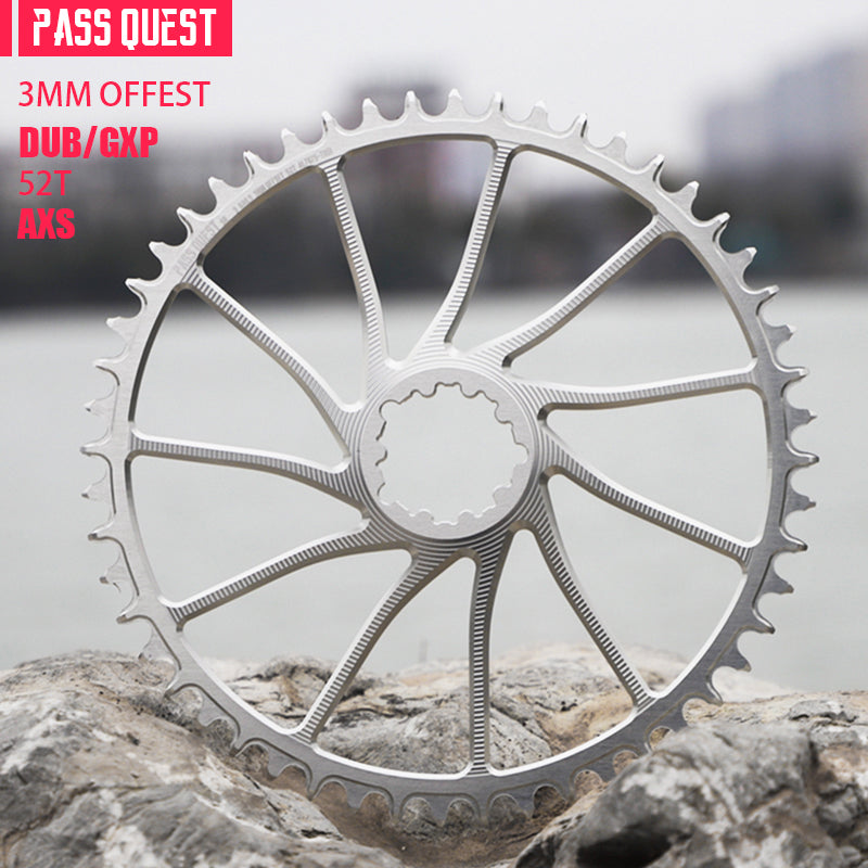 SRAM GXP/DUB ( 3mm offset)AXS GRAVEL/ROAD Narrow Wide Chainring 40-54T