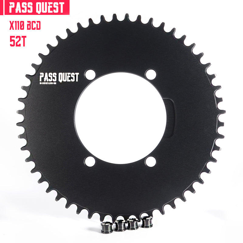 SHIMANO X110BCD (4-bolt AERO)  Round Narrow Wide Chainring