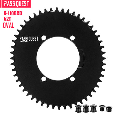 SHIMANO X110BCD (4-bolt AERO) Oval Narrow Wide Chainring