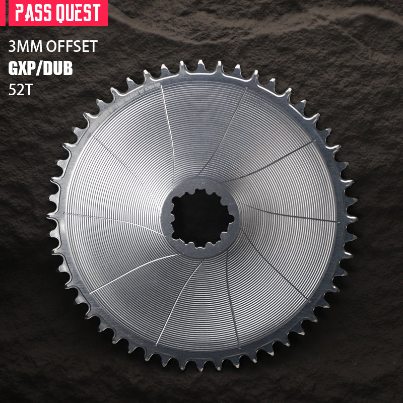 SRAM GXP/DUB ( 3mm offset) GRAVEL/ROAD Narrow Wide Chainring 36-56T /AXS