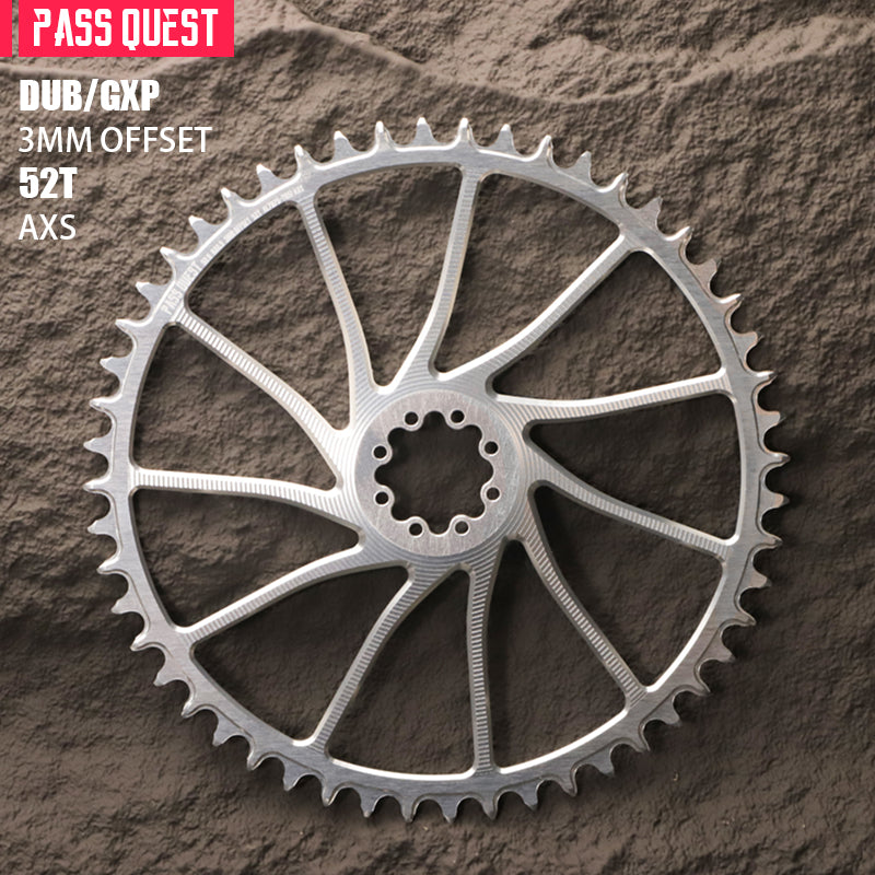 SRAM Force/AXS 8 Nails (3mm offset) Round Narrow Wide Chainring 40-54T