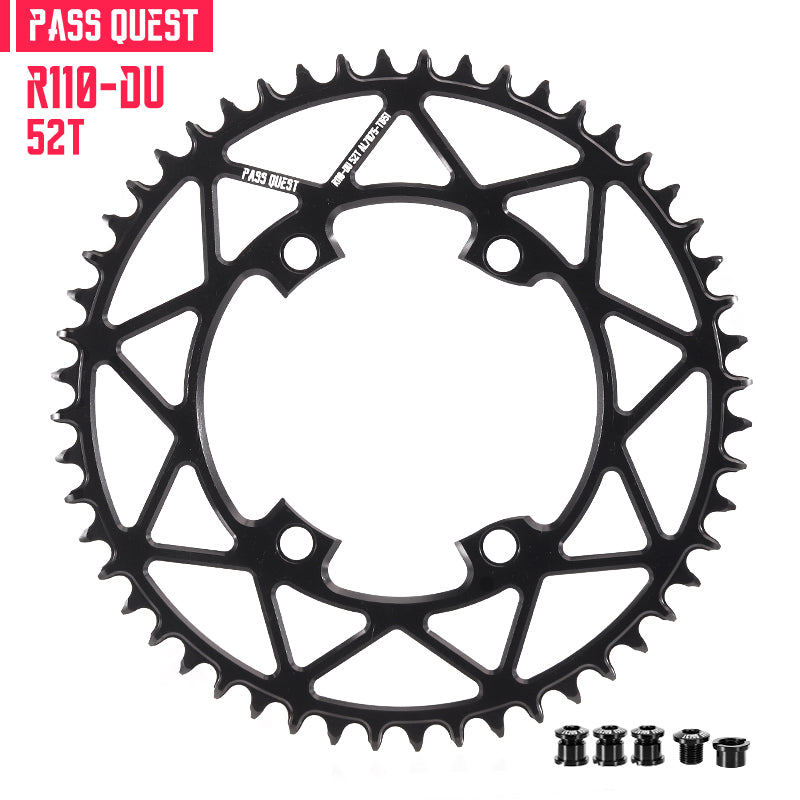 110BCD R9200 R8100 R7100 (4-bolt AERO) Round Narrow Wide Chainring