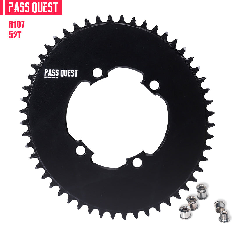 SRAM RIVAL 107BCD (4-bolt) Oval AERO Narrow Wide Chainring