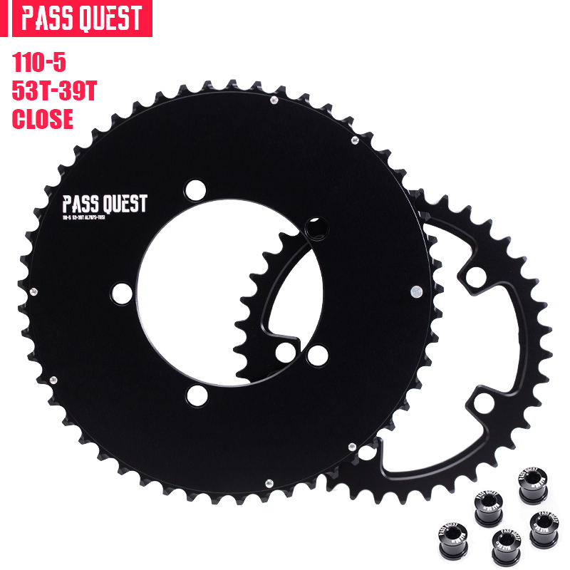 110BCD (5-bolt AERO) 2X Sprocket Round Road Bike Foldable Bicycle 11/11-12 speed Gravel bike