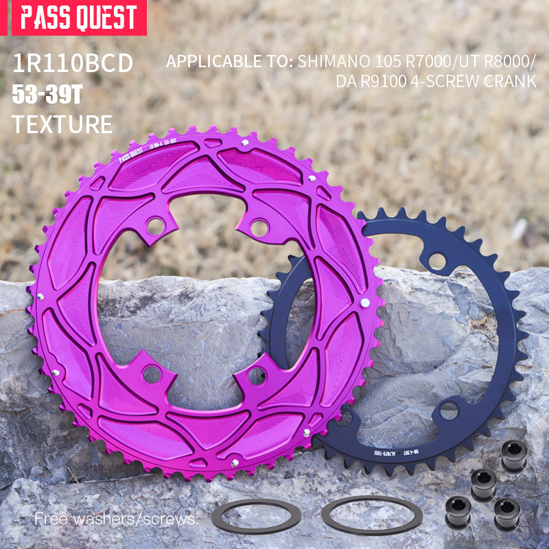 110BCD 2X R9100 R8000 R7000 Sprocket Crankshaft set Road bike Gravel bike 11-12S