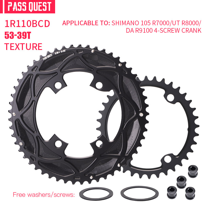 110BCD 2X R9100 R8000 R7000 Sprocket Crankshaft set Road bike Gravel bike 11-12S