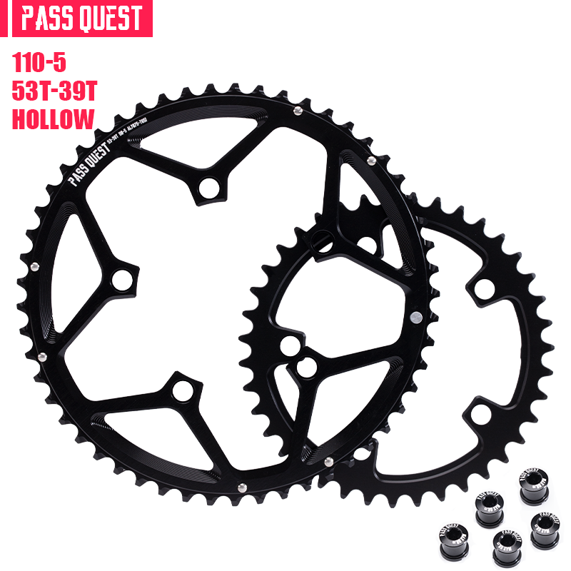 110BCD (5-bolt AERO) 2X Sprocket Round Road Bike Foldable Bicycle 11/11-12 speed Gravel bike