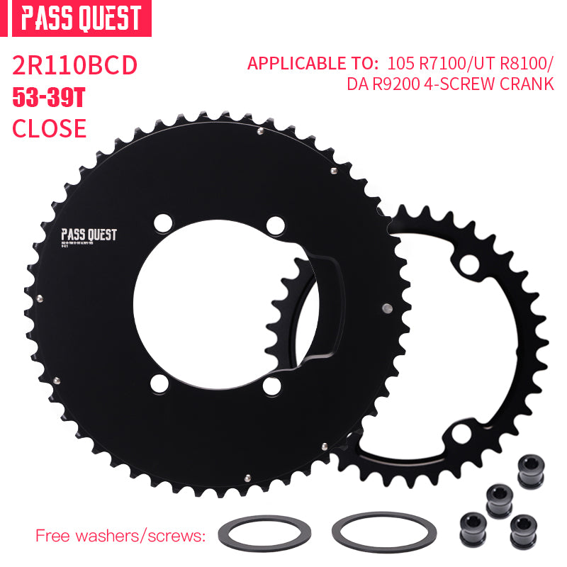 110BCD 2X R9200 R8100 R7100 Sprocket Crankshaft set Road bike Gravel bike 11-12S New