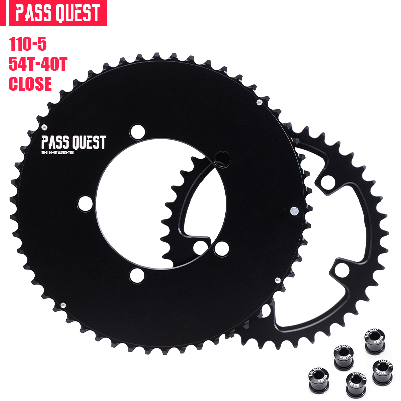110BCD (5-bolt AERO) 2X Sprocket Round Road Bike Foldable Bicycle 11/11-12 speed Gravel bike
