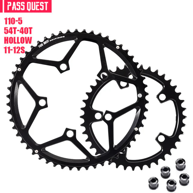 110BCD (5-bolt AERO) 2X Sprocket Round Road Bike Foldable Bicycle 11/11-12 speed Gravel bike